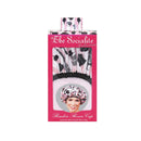 Reusable Nylon Shower Cap & Bath Cap, Reversible Oversized Waterproof Shower Caps Large Designed for all Hair Lengths w Terry Lining & Elastic Band Stretch Hem Hair Hat - Socialite Mint To Be Betty Dain
