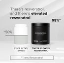 Toniiq Ultra High Purity Resveratrol Capsules - 98% Trans-Resveratrol - Highly Purified and Bioavailable - 60 Caps Reservatrol Supplement Infinity Warehouse