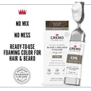 Cremo No Mix No Mess Hair and Beard Color, Medium Brown, 1 Count, (Pack of 1) Cremo