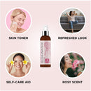 Rose Water Spray for Face Care - Rosewater Face Toner and Lactic Acid Serum for Face Mist Spray - Pure Rosewater Spray Toner and Facial Exfoliant Pore Cleaner for Skin and Facial Moisturizer Maple Holistics Store