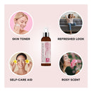 Rose Water Spray for Face Care - Pure Rosewater Facial Mist for Aging Skin and Alcohol Free Toner for Face - Nourishing and Hydrating Face Mist for Oily Sensitive Dry Skin and Oily Scalp Care Cleanser Maple Holistics