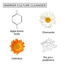 The Nue Co. - BARRIER CULTURE CLEANSER - Soothing Prebiotic + Probiotic Skincare Cleanser For All Skin Types With Patented Technology - Anti-Pollution - Apple Amino Acids, Calendula + Chamomile - Vegan, Fragrance-Free, Non-Toxic - 120ml The Nue Co