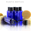 4oz Empty Cobalt Blue Plastic Squeeze Bottles with Disc Top Flip Cap (6 pack); BPA-Free Containers For Shampoo, Lotions, Liquid Body Soap, Creams (4 ounce, Cobalt Blue) Cornucopia Brands