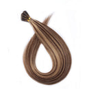I Tip Human Hair Extensions Cold Fusion Hairpiece 100 Strands/Pack Pre Bonded Keratin Stick Tipped Hair Extensions Long Straight Silky For Women