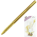 Premium PANA 3/32" Cuticle Clean Nail Carbide Bit for Professional, Nail Salon, Nail Trimmer, Under Nail Cleaner, Electric Drill Machine, Manicure Tools (Gold-UNC, Extra Fine) PANA
