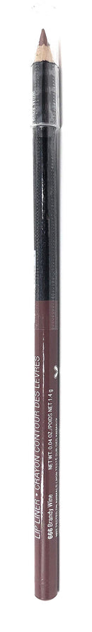 Wet n Wild Color Icon Lip Liner Pencil, Brandy Wine [666] 0.04 oz (Pack of 2) wet 'n wild