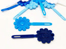 Tara Girls Self Hinge Plastic Bow Hair Barrettes Selection Pack Of 2 (BR18) Tara