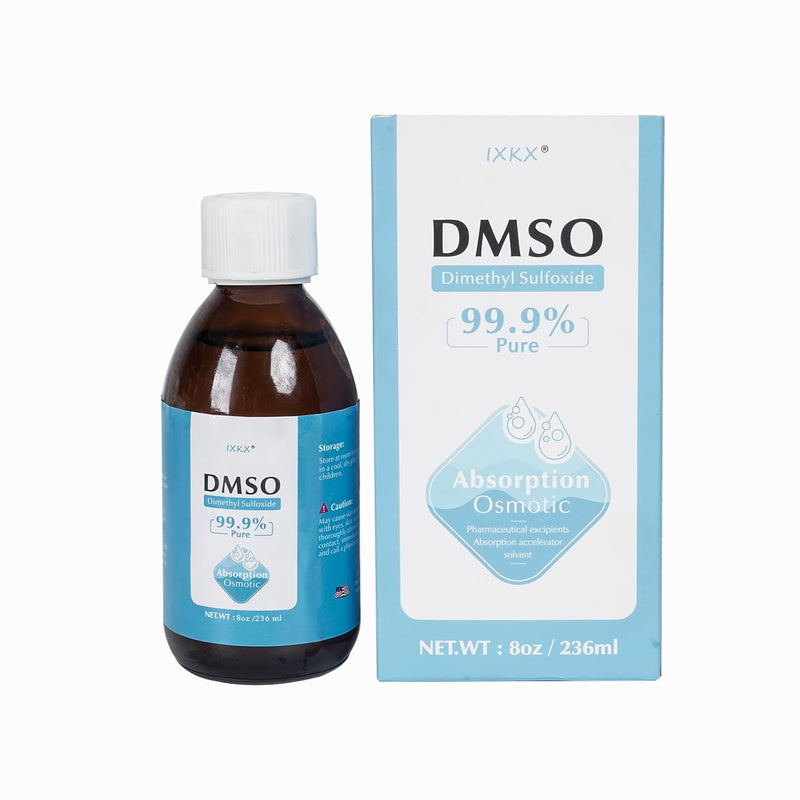 8oz DMSO Liquid 99.99% Pure, Undiluted & Low Odor Dimethyl Sulfoxide, Premium DMSO in a Amber Glass Bottle Infinity Warehouse
