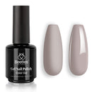 Beetles Gel Nail Polish, 1 Pcs 15ml Madison Grey Color Soak Off Gel Polish Nail Art Manicure Salon DIY at Home beetles Gel Polish Store