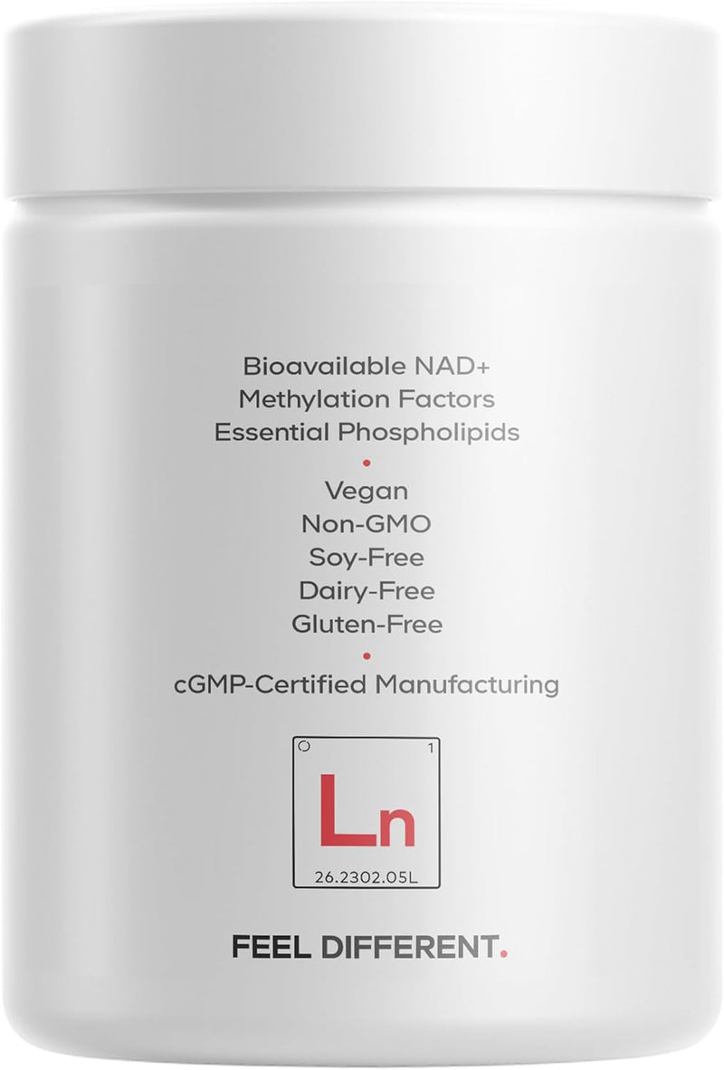 Codeage Liposomal NAD+ with Resveratrol & Vitamin B - NAD Plus Ultra for Energy & Healthy Aging Support - NAD Vitamin Supplement with Quercetin, Betaine, Riboflavin - Bioavailable - 90 Capsules Infinity Warehouse