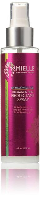 Mielle Organics Mongongo Oil Thermal & Heat Protectant Spray, 4 Ounces Mielle Organics