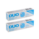 DUO Striplash Adhesive Clear for Fake Lash, Waterproof and Long-Lasting, Seamless Strip-Lash Application, Safe for Sensitive Skin and Eyes, 0.5-Ounce, 2-Packs DUO