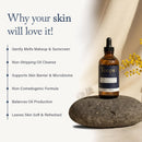 Toups & Co Seabuckthorn Cleansing Oil | Non-Comedogenic Cleanser & Makeup Remover | With Seabuckthorn, Jojoba & Castor Oil | Balances, Hydrates & Protects Skin Barrier | 2 oz Infinity Warehouse