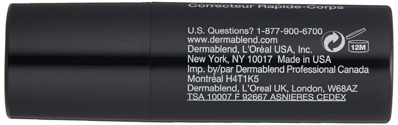 Dermablend Quick-Fix Body Makeup Full Coverage Foundation Stick, Water-Resistant Body Concealer for Imperfections & Tattoos, 0.42 Oz Dermablend