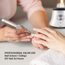 MelodySusie 30000 rpm Professional Nail Drill-Scarlet, High Speed, Low Heat, Low Noise, Low Vibration, Portable Electric Efile Drill with 10 PCS Rainbow Diamond Bits for Acrylics Gel Nails MelodySusie