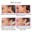 Firstomato 2PCS Disposable Ear Piercing Kit Ear Piercing Gun Self Use Ear Piercings Kit Cartilage Piercing Gun with Hypoallergenic Stud Earrings(3mm Ball,Silver) Firstomato