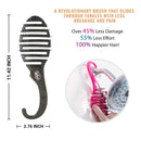Wet Brush Hair Brush Shower Detangler - Black Glitter - Shower Hair Brush With Ultra-soft IntelliFlex Bristles - Glide Through Tangles With Ease For All Hair Types - For Women, Men, Wet And Dry Hair Wet Brush