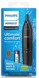 Philips Norelco Nose Trimmer 1000, Black, NT1605/60 Philips Norelco