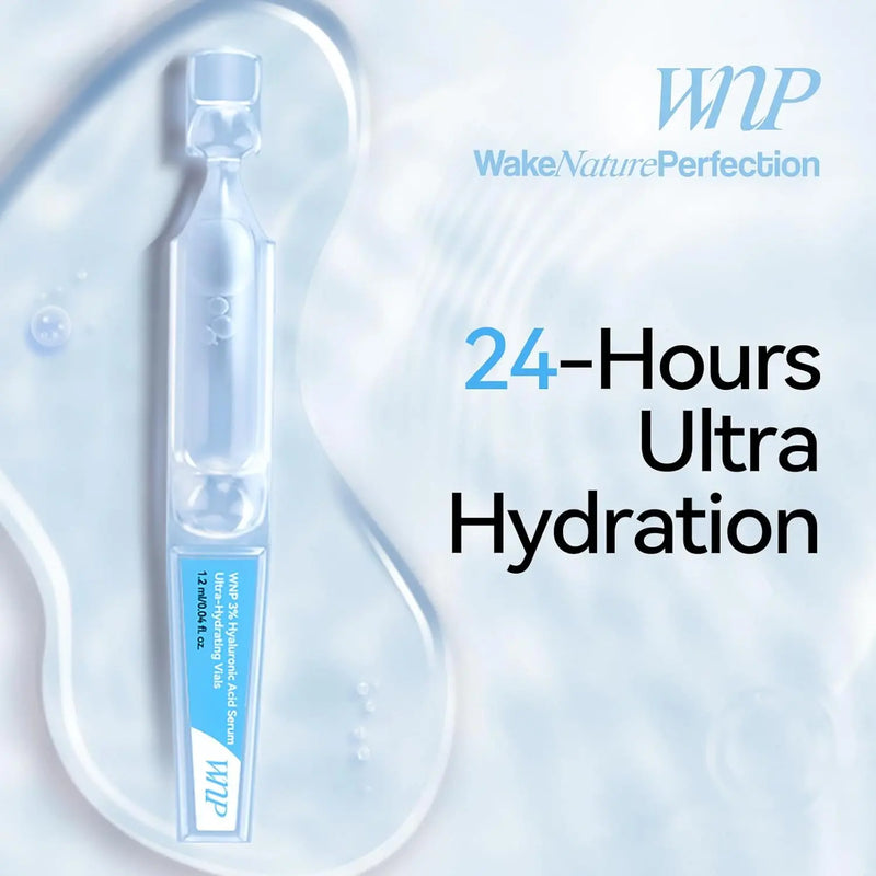 UltraHydrating Serum 3% Hyaluronic Acid Smoother Skin|Pre-makeup SkinCare|Anti-Aging serum for face Single-Use Vials Skincare|Hyaluronic Acid Tubes for Sensitive skin|4D Hyaluronic Acid(1.2 ml)*30 Infinity Warehouse