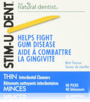 Stim-U-Dent Thin, The Un-Plastic Plaque Removers, Mint Flavored, 160 Count Box (Pack of 6) Stim-U-Dent