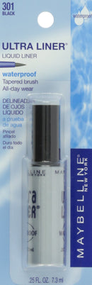 Maybelline New York Ultra-Liner Liquid Liner, Waterproof, Black 135L-01 , 0.25 fl oz (7.3 ml) Maybelline New York
