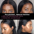 UNice Hair 13x4 Lace Front Human Hair Wigs for Black Women Brazilian Virgin Hair Long Straight Lace Frontal Wig Pre Plucked With Baby Hair 24inch UNICE Store