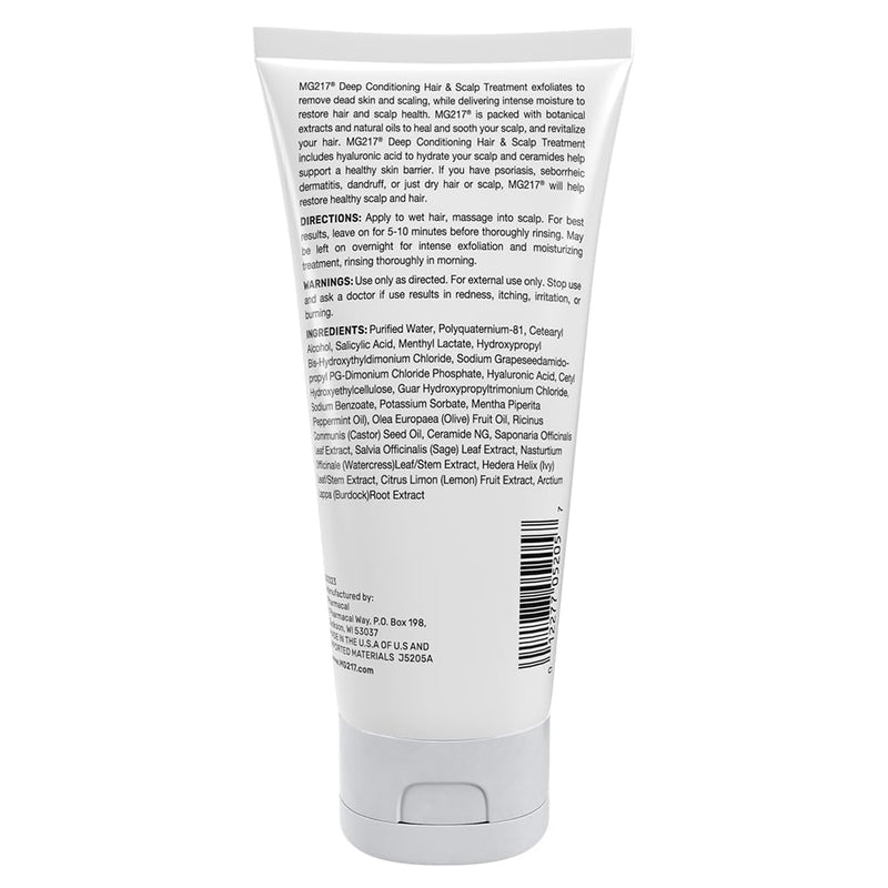 MG217 Deep Conditioning Salicylic Acid Scalp Care for Psoriasis, Exfoliating and Hydrating Formula, Sulfate-Free, Paraben-Free, Cruelty-Free, Fragrance-Free, 6 fl oz Infinity Warehouse