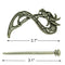 Tinsow 2 Pcs Silver Celtic Hair Slide Hairpins Hair Accessories Hair Clips, Creative Hair Barrette Minimalist Hair Claw Hair Pin Hair Accessories for Women (Style B S) Tinsow