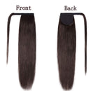 100% Remy Human Hair 22 Inches Long Straight Silky Ponytail Extensions One Piece Wrap Around Human Hair Ponytail With Comb Clip in Pony Tail Extensions 150g