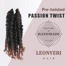 8 Packs Passion Twist Crochet Hair 10 inch Short Bohemian Braids Synthetic Hair Extensions (10Inch,T30) LEONYERI Store
