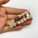 Floral Pearl Zircon Hairpin, Hair clips, Rose Gold Hair Bobby Pin, Hair Clips nobranded