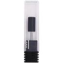 PANA Professional 3/32" Shank Size - Flat Top Large Barrel Silver Carbide Bit - Nail Drill Bit for Dremel Machine (Silver, Gold, DLC Black) (Extra Fine, DLC Black) PANA