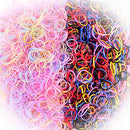 Toddlers Hair Ties for Kids Girls Baby Elastic Mini Hair Bands 1800pcs No Damage Hair Rubber Bands Multi Candy&Deep Color Hair Holder (Jelly colors + Deep colors) Extrapins