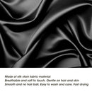 Silk Wrap for Hair Edges - Satin Edge Laying Scarf Edge Wrap for Black Hair Scarf Wig Scarf for Edges Wig Grip Headband for Makeup, Facial, Sport, Yoga(Rosy) LEEONS