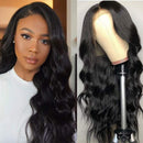 BINF Hair 22inch Glueless Body Wave Lace Front Wigs Human Hair Wigs Pre Plucked Natural Hairline with Baby Hair 100% Unprocessed Brazilian Virgin Body Wave Human Hair Lace Frontal Wig for Black Women BINF Store