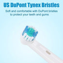 Replacement Toothbrush Heads for Oral-B, 4 Pack Replacement Heads Compatible with Oral B Braun Electric Toothbrush Mailink