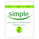 Simple 2-pack Pure Soap For Sensitive Skin for Women Simple
