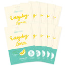 Everyday Lemon Illuminating Mask With No Harsh Chemicals - Illuminating, Clarifying, Balancing (Pack of 10) FACETORY