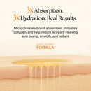 ReGlow Micro Infusion System for Face – 300% Deeper Absorption with 24K Gold Microneedling Tool + Serum (3 Months) – Firmer Radiant Skin, At-Home Treatment with Collagen Peptides & Hyaluronic Acid Infinity Warehouse