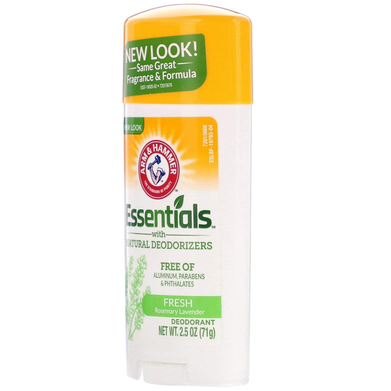 ARM & HAMMER Essentials Natural Deodorant Fresh 2.50 oz (Pack of 10) Arm & Hammer
