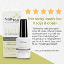 Nail Tek Nail Nutritionist, Keratin Enriched Nail Treatment Oil for Weak and Damaged Nails, 0.5 oz, 2-Pack Nail Tek Store