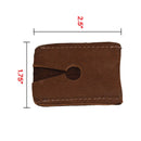 Hide & Drink, Leather Double Edge Safety Razor Head Protective Sheath, Shaving Travel Cover, Handmade Includes 101 Year Warranty :: Swayze Suede Hide & Drink