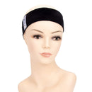 GEX Beauty Flexible Velvet Wig Grip Wig Band Scarf Head Hair Band Adjustable Fastern(Deep Black) gexworldwide