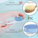 Silicone Back Scrubber for Shower, Back Washer Brush Long Handle with Super Soft Bristles, Bath Body Shower Exfoliator Brush for Men and Women, BPA Free, Non-Slip V-TOP