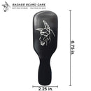Badass Beard Care 100% Boars Hair Hardwood Frame Black Series Beard Brush For Men with Handle Badass Beard Care