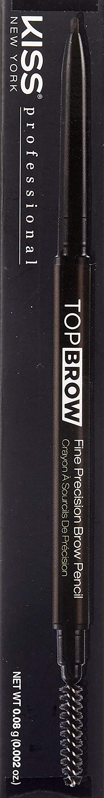 Kiss New York Professional Fine Precision Brow Pencil (Deep Dark Brown) KISS