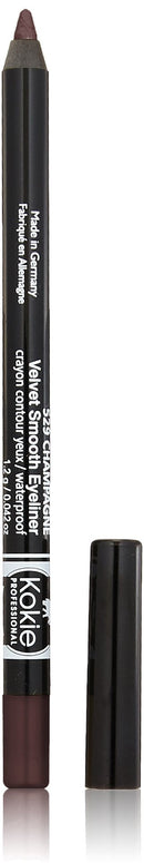 Kokie Cosmetics Waterproof Velvet Smooth Eyeliner Pencil, Chocolate, 0.042 Ounce Kokie