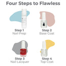 Dazzle Dry Mini Kit 4 Step System - Truth, a pale Himalayan salt pink. Semisheer cream. (5 Piece Kit) Dazzle Dry