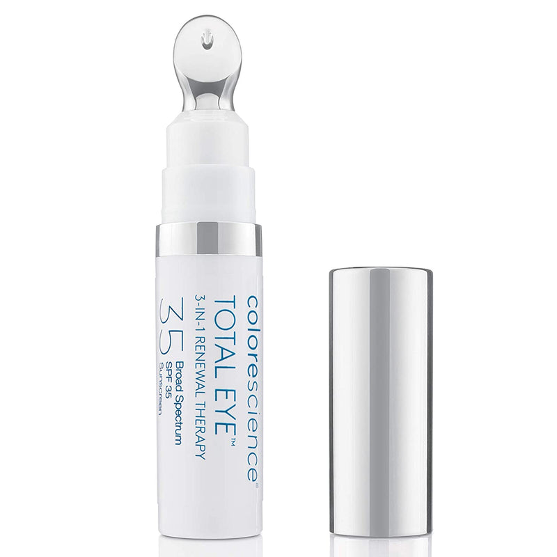 Colorescience Total Eye 3-in-1 Renewal Therapy Anti-Aging Wrinkles Dark Circles SPF 35 Luxury beauty martinandmark.com