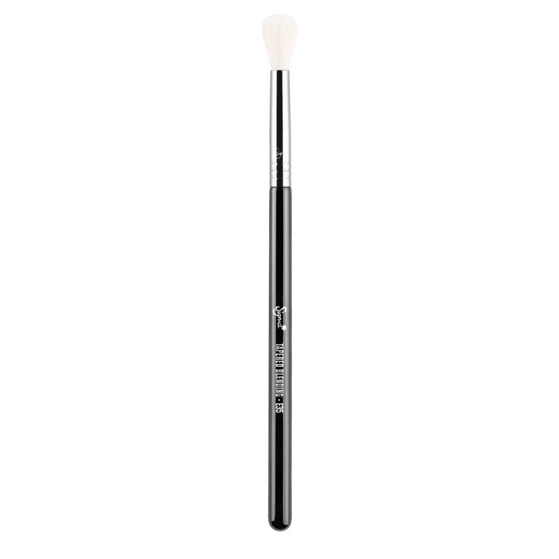 Sigma Beauty Professional E35 Tapered Blending Synthetic Eye Makeup Brush with SigmaTech fibers for Highlighting, Lining and Blending Eyes Sigma Beauty